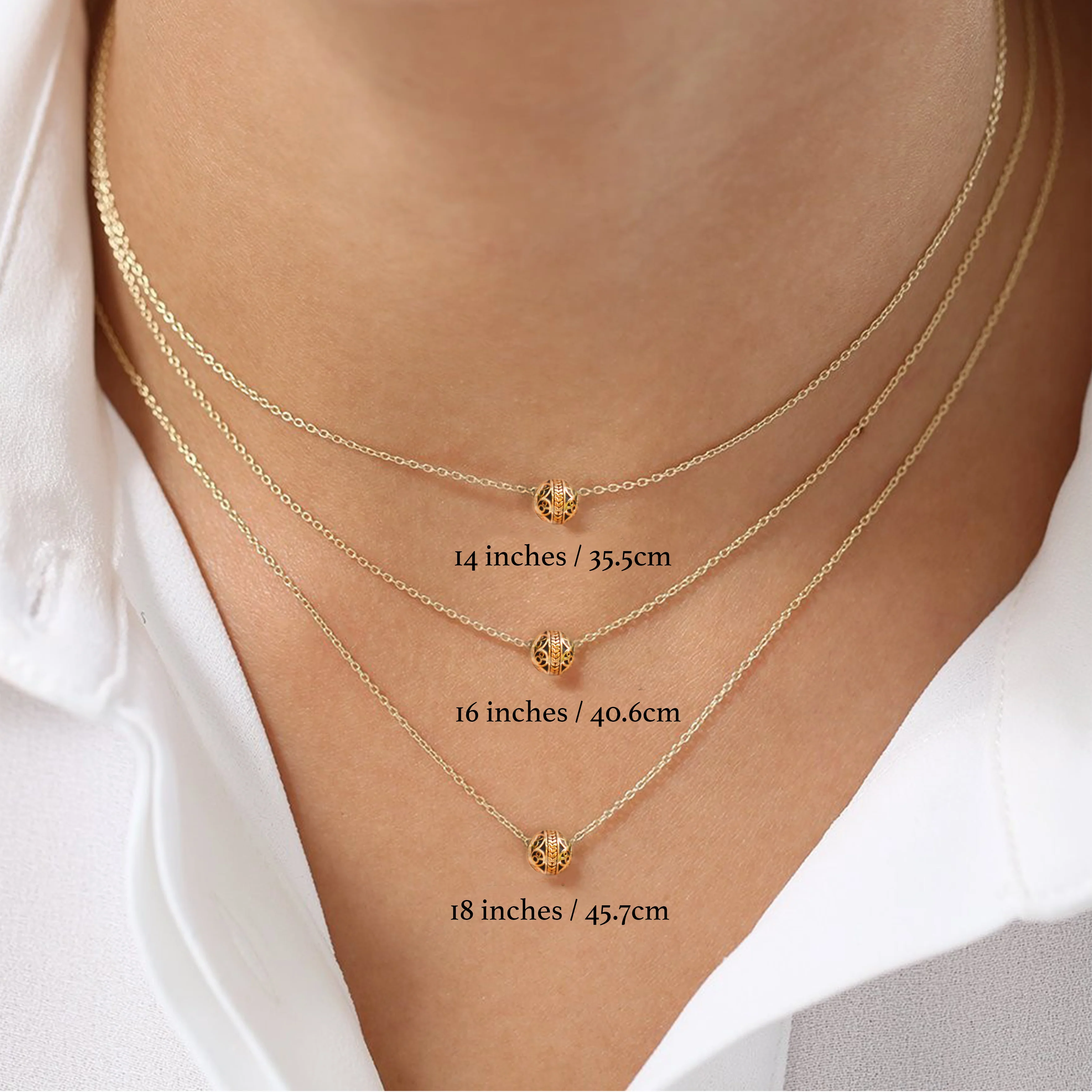 Classic Rose Gold Necklace - Image 11